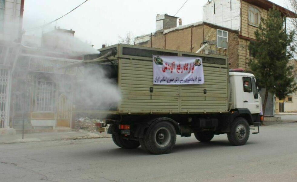 خبرنگاران ضدعفونی روستاهای سلسله علیه بیماری کرونا توسط خبرنگاران ضدعفونی روستاهای سلسله علیه بیماری کرونا توسط ارتش