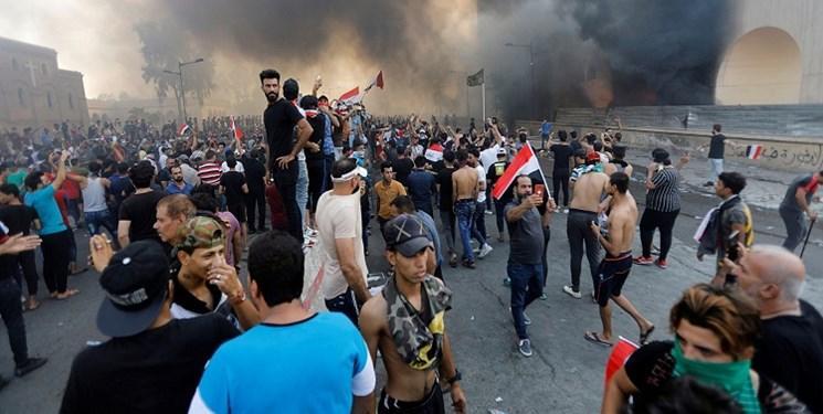 وقوع اعتراضات در چند استان عراق