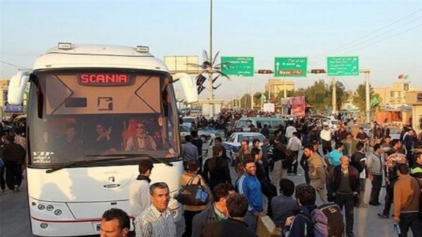 بیش از هزار زائر به وسیله اتوبوس ها به استان بازگشتند